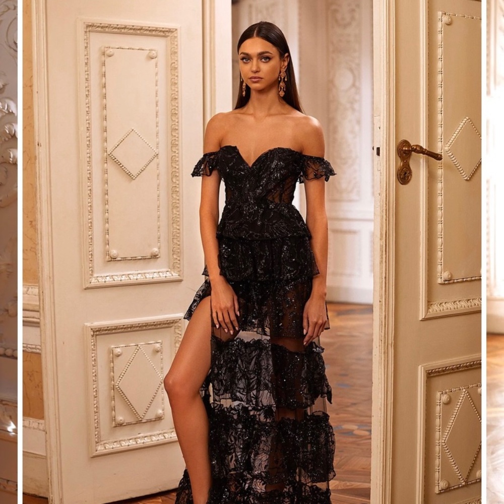 Black Theodora Prom dress